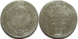 1779 Kremnica 20 Kreuzer "Virtute & Exemplo" - Joseph II