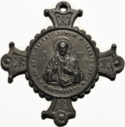 Médaille de l'Archiconfrérie du Sacré-Coeur, Montmartre - XIXe