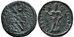 Clement XII, Pope - 1730' Quattrino di Gubbio - Papal States