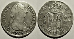 1778 Sevilla, 2 Reales - Carlos III de España