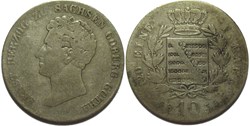 Ernst I - 10 Kreuzer 1835, Duchy of Saxe-Coburg and Gotha