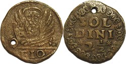 10 Tornesi / 2-1/2 Soldini c.1611 Crete - Republic of Venice
