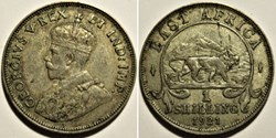 George V - 1 Shilling 1921 - British East Africa