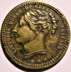 Victoria - Cumberland Jack Token 1837 / To Hanover (ex.5)