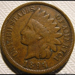 1894 One Cent (ex.2)