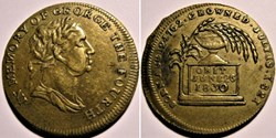 George IV - 1830 Memorial Medalet (Error) - Great Britain