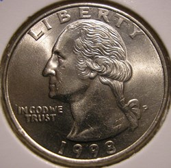1998 P Quarter Dollar
