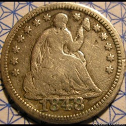 1848 Half Dime