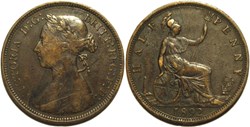 Victoria - Half Penny 1892 - Great Britain