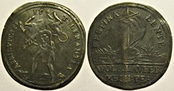 Rechenpfennig, Nürnberg - Festina Lente / Hercule - Jeton c.1612-51