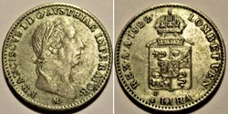 1822 Regno Lombardo-Veneto, ¼ Lira - Franz I d'Asburgo-Lorena