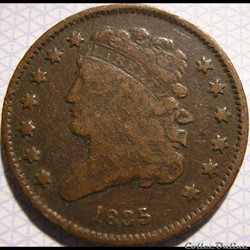 1835 Classic Head Half Cent