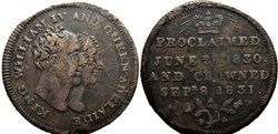 William IV & Adelaide - 1831 Coronation Token, Great Britain
