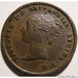 Victoria - Half Farthing 1844 - Kingdom of Great Britain