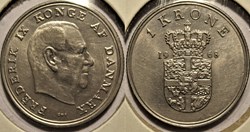 Frederik IX Denmark - 1 Krone 1968
