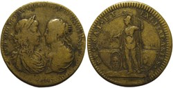 Louis XIV & Marie-Thérèse d'Autriche - 1660 Jeton - Minerve