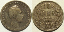 Carl XV of Sweden - 10 Öre 1865