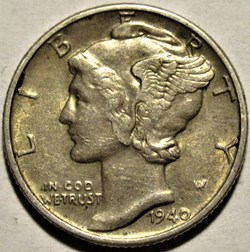 1940 Dime