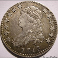 1818 Capped Bust 25 Cents