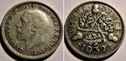George V - 3 Pence 1932 - United Kingdom