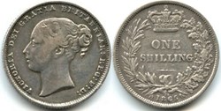 Victoria - 1 Shilling 1865 - Kingdom of Great Britain