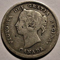 Victoria - 5 Cents 1882 Heaton