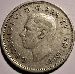 George VI - 10 Cents 1947 ♣