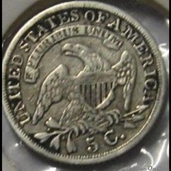 1837 Half Dime - 5 Cents (ex.2)