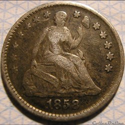 1858 Half Dime (ex.2)