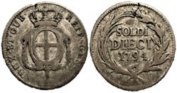 1794 Repubblica di Genova, 10 Soldi