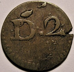 1752 République de Gênes, 2 Denari
