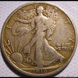 1916 Half Dollar