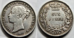 Victoria - Sixpence 1874 Kingdom of Great Britain