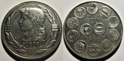 Europa - 1 Écu 12 Pays 1986 - Adhésion de l'Espagne & Portugal