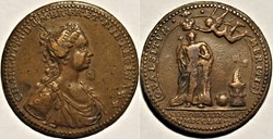 Queen Charlotte, Coronation Medal 1761 - Great Britain