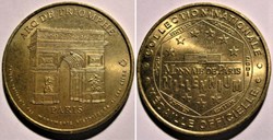 Arc de Triomphe - Jeton Touristique - Monnaie de Paris 2001