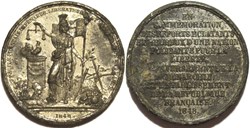 Médaillon 1848 - Journées de Février à Paris - IIe République