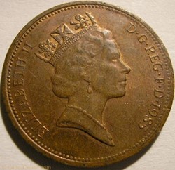 Elizabeth II - 2 Pence 1985 - UK
