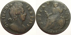 William III - HalfPenny 1699 Kingdom of England