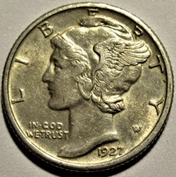 1927 Dime