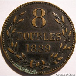 States of Guernsey - 8 Doubles 1889