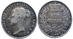 Victoria - Sixpence 1846 Kingdom of Great Britain