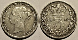 Victoria - 3 Pence 1887 - Kingdom of Great Britain