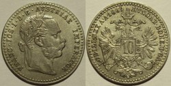 Franz Joseph I - 10 Kreuzer 1869, Wien - Austrian Empire