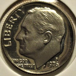 1976 San Francisco Dime