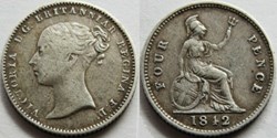 Victoria - 4 Pence 1842 - Great Britain