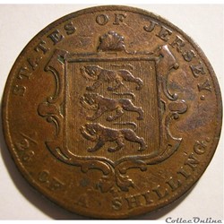 Victoria - 1/26 Shilling 1844 - Jersey