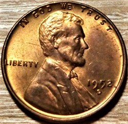 1952 D One Cent