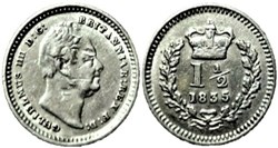 William IV - 1, 1/2 Pence 1835 - Colonial issues