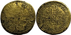 Charles II Stuart - Counter Token, Reichspfennig by C. Lauffer